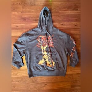 Gray Ozzy Osbourne Graphic Hoodie